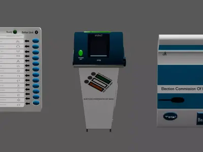 EVM kit For Election  3D model