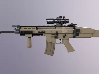 Scarl Low-poly 3D model purchase