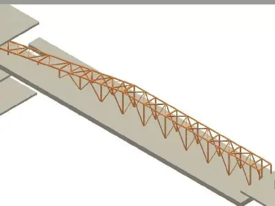 Industrial Conveyor Setup 3D Model max 3D model