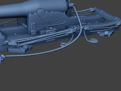 American civil war Dahlgren Cannon ACWDC 3D print model