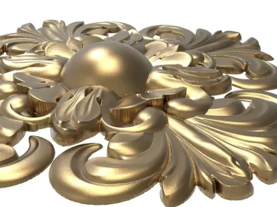decorative pattern ready for 3D printing 3D model 83