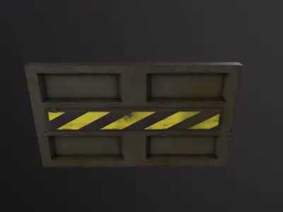 Mojo Barrier 3D Model Low-poly 3D model