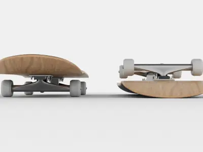 Skateboard 3D model buy