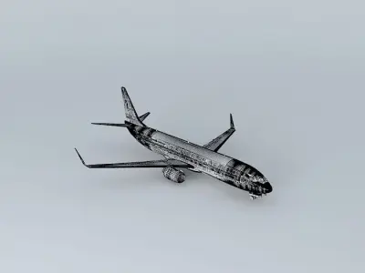 Central Airlines Boeing 737 839B Interior Free 3D model