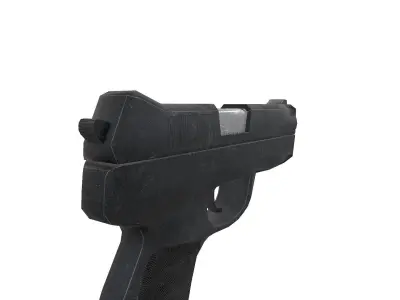 Low Poly Gun Pack Low-poly 3D model purchase