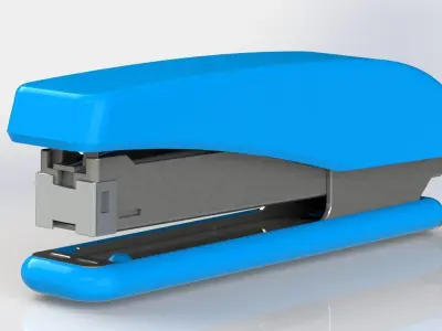 Stapler - SolidWorks Parts and Drawing 3D model