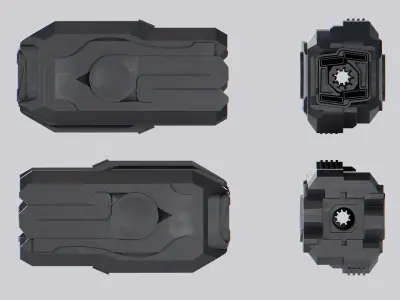 Millbrook MFMD Low-poly 3D model