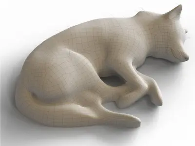 Dog - Husky 3D model