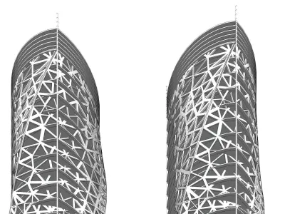 Sketchup Office building Q2 3D model