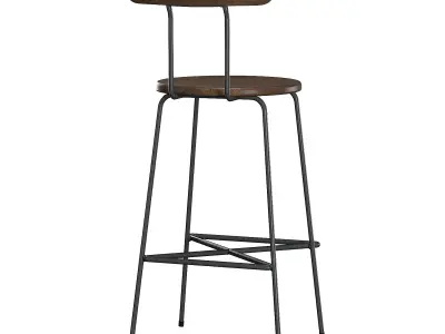 Anna Stool Iron 3D model