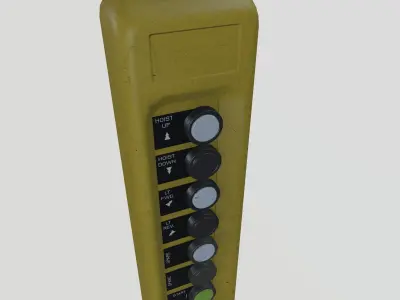 EOT Crane Lifting Pendant controller 3D model