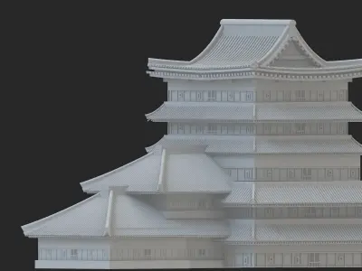 pagoda Low-poly 3D model