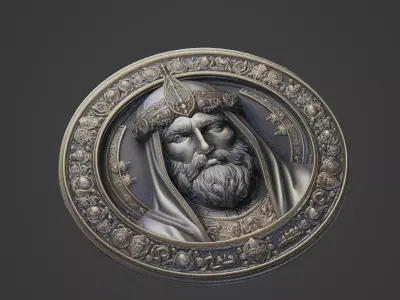 Saladin Medallion 3D print model