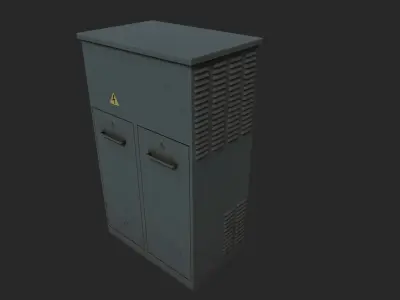  Electrical Box 1 Low-poly 3D model