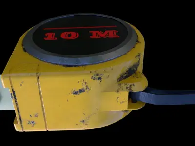 measuring tape Low-poly 3D model buy