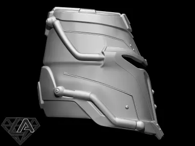 Doom Eternal sentinel helmet 3D print model