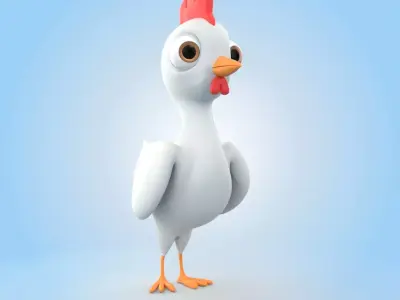 Chicken 3D model