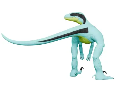Velociraptor File Folder Free 3D model