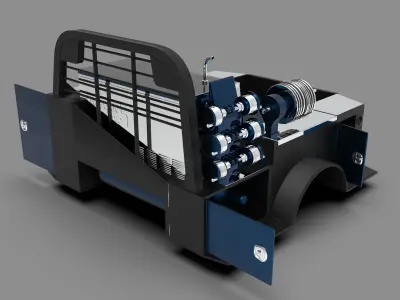 Welding Truck - Mobile Workstation for Heavy-Duty Jobs Low-poly 3D model