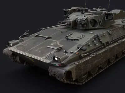 VCC-80 Dardo Low-poly 3D model