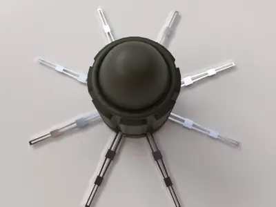 AT2 Anti Tank Mine 3D model