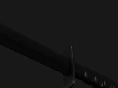 BloodyKnife apocalypse knife Free low-poly 3D model