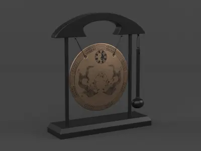 Table Gong 3D model