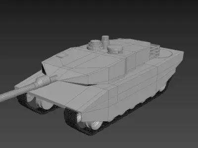 Leopard 2 A6 3D model