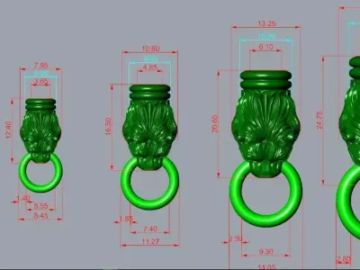 tiger breslet 3D print model