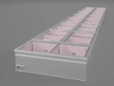 commercial freezer Free 3D model