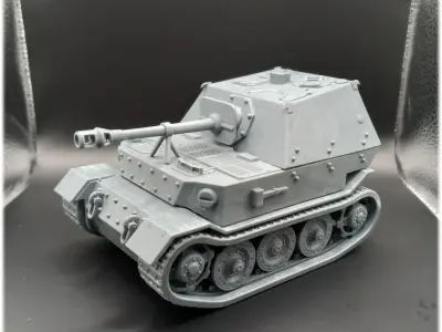 Ferdinand Toon Tank  3D print model 3D print model