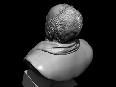 Old Man Statue 3D model purchase