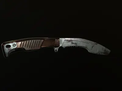 Kukri knife 3D model order
