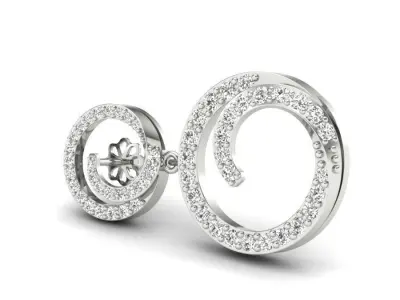 Women Earrings 3D print model