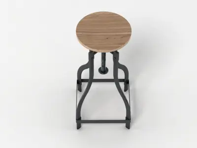 Industrial Barstool 1 3D model