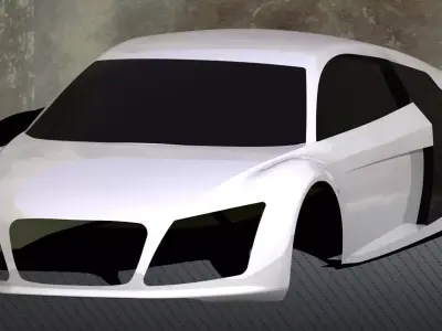 Audi R8 Car Free 3D model purchase
