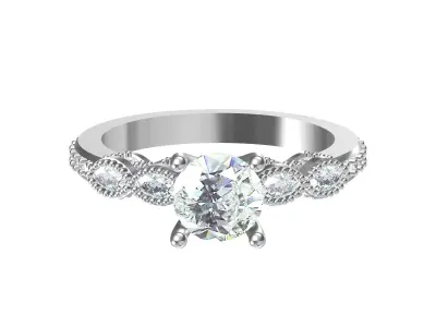 Wedding Ring  3D print model 264