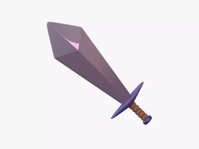 Sword 3D Illustration 3D model purchase