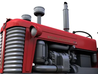 Massey Ferguson 98 1954 Tractor 3D model