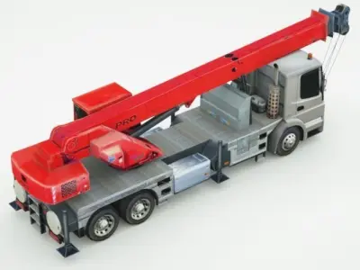 Generic Crane Truck Low-poly 3D model