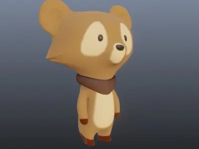BOO 3D Character RIgged 3D model