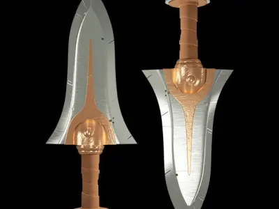 dagger a weapon 3D model
