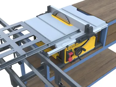 TABLE SAW DWE7492-B2 3D model