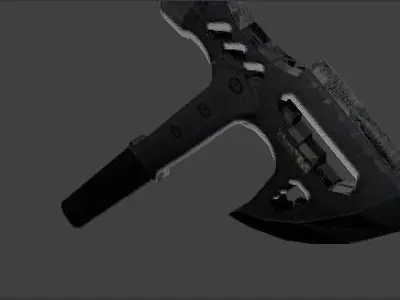 Low Poly Axe Low-poly 3D model shop
