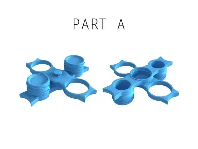 Recycled Bottle Roof Builder 3D print model