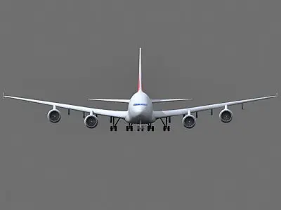 Emirates Airlines Model Airbus A380 3D model