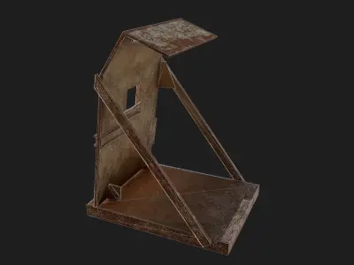 Metal Stand Low-poly 3D model purchase