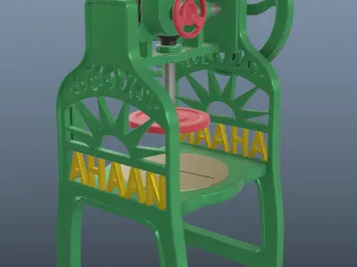 Indian Classic Ice Gola Maker 3D model