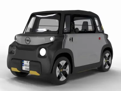 Opel Rock-e 2020  Fire  Service 3d model   3D model