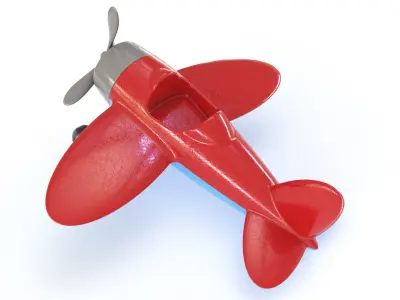 Toy Airplane 3D model